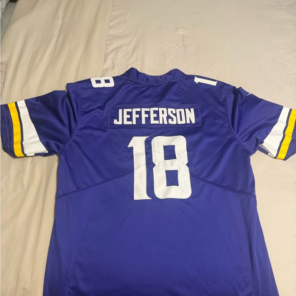 NFL Minnesota Vikings Justin Jefferson Purple Nike Jersey - Picture 2 of 3